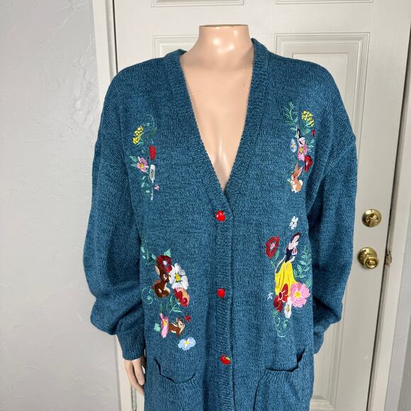 Disney Her Universe Hot topic Women's Sweater XL Snow White seven dwarfs G4-26 - Picture 2 of 8